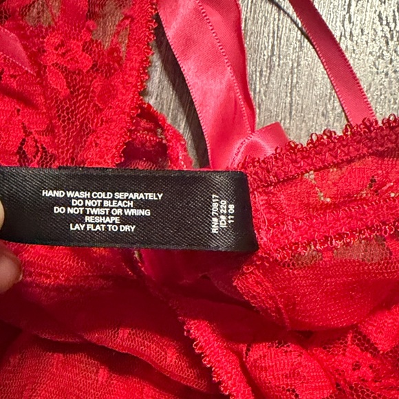 Victoria's Secret Red Lace Chemise - Picture 4 of 9